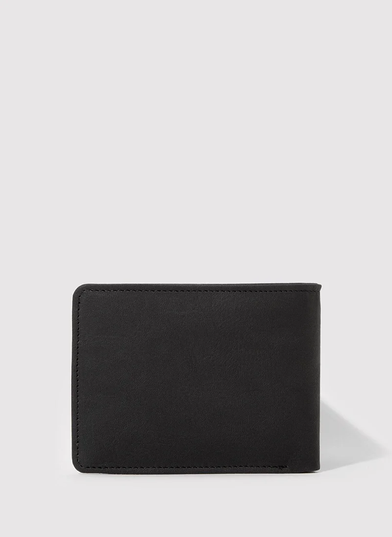 مافي Black Faux Leather Wallet